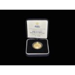 English Milled Coins - Elizabeth II - Guernsey 1997 - Golden Wedding 24ct Gold £25 Coin