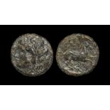 Ancient Greek Coins - Syracuse - Sicily - Hieron II - Horse Bronze