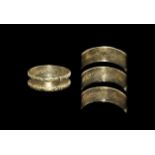 Post Medieval Gold Inscribed Decorated Ring