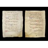 Post Medieval Antiphonale Monasticum 'Gloria' Manuscript Page