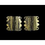 Anglo-Saxon Wrist Clasp Suite