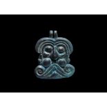 Anglo-Saxon Bell Pendant with Face