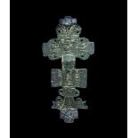 Anglo-Saxon Large Gilt Cruciform Brooch