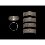 Post Medieval 'Not Value But Virtue' Posy Ring