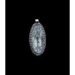 Carolingian Rock Crystal Pendant