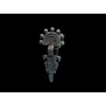 Gothic Radiate-Headed Brooch