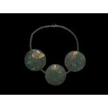 Bronze Age Neck-Ring with Large Roundels