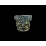 Anglo-Saxon Bell Pendant with Beast-Heads