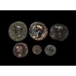 Ancient Roman Imperial Coins - Claudius - Ases and Quadrans Group [6]