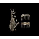 Chinese Hair Pin and Comb Group