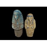 Egyptian Style Shabti Figurine Pair