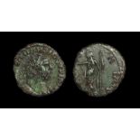 Ancient Roman Imperial Coins - Carausius - Pax Antoninianus