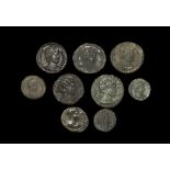 Ancient Roman Imperial Coins - Helena, Fausta and Theodora - Bronzes Group [9]