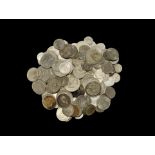 English Milled Coins - George VI to Elizabeth II - Mixed 'Silver' Group