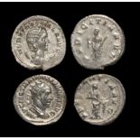 Ancient Roman Imperial Coins - Trajan Decius and Herennia Etruscilla - Antonianii Group [2]