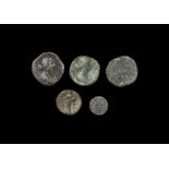 Ancient Roman Imperial Coins - Faustina II - Denarius, Sestertii and As Group [5]