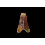 Egyptian Carnelian Fly Amulet