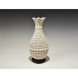 Chinese Lattice Vase