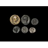 Lucius Verus, Caracalla and Julia Domna - Denarii, Ases and Quadrans Group [6]