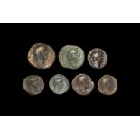 Ancient Roman Imperial Coins - Antoninus Pius - Sestertii, Dupondii and Ases Group [7]