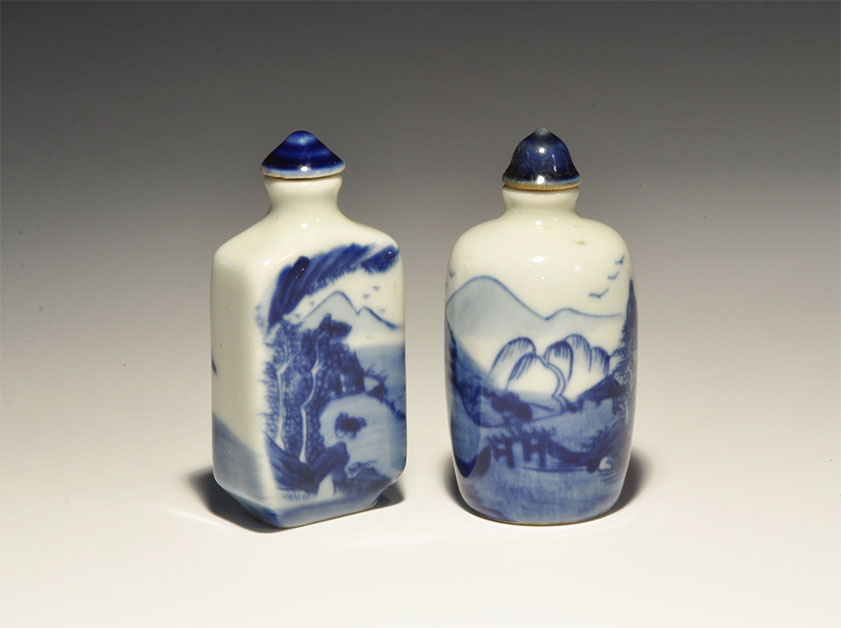 Chinese Snuff Bottle Pair
