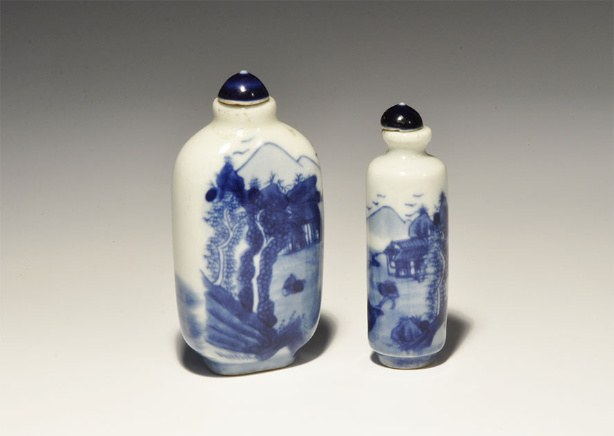 Chinese Snuff Bottle Pair