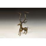 Islamic Bronze Stag Figurine