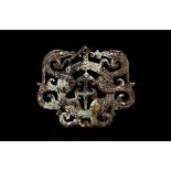 Chinese Style Dragons Pendant