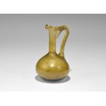 Roman Style Amber Glass Juglet