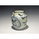 Chinese Blue and White Teapot