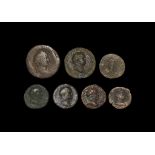 Ancient Roman Imperial Coins - Vespasian and Titus - Sestertius, Ases and Provincials Group [7]