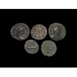 Ancient Roman Imperial Coins - Numerian and Allectus - Antoninianii Group [5]