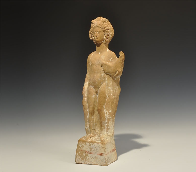 Greek Large Male Figurine