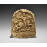 Roman Thracian Horse and Rider Stele