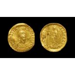 Ancient Byzantine Coins - Anastasius I - Victory Gold Solidus