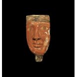 Egyptian Painted Funerary Mask