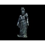 Roman Isis-Fortuna Statuette