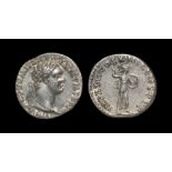 Ancient Roman Imperial Coins - Domitian - Minerva Denarius