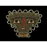 Egyptian Beaded Mummy Face Mask