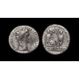 Ancient Roman Coins - Augustus - Gaius and Lucius Denarius