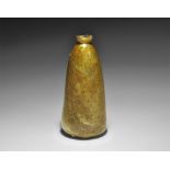 Roman Iridescent Golden-Brown Flask