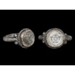 Roman TOT Inscribed Ring
