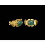 Roman Gold Ring with Emerald