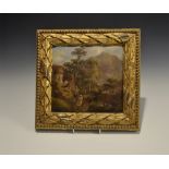 Antique Scottish Sporting Landscape Painting