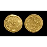 Ancient Byzantine Coins - Justin II - Constantinopolis Gold Solidus