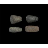 Stone Age Scandinavian Pecked and Polished Axehead Group