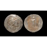 Celtic Iron Age Coins - Danubian - 'Thasos' - Imitative Herakles Tetradrachm