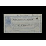 English Banknotes - Edward VII - Sixpence Postal Order