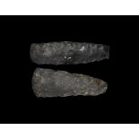 Stone Age Danish Flint Axe Group