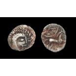 Celtic Iron Age Coins - Iceni - Norfolk God Silver Unit